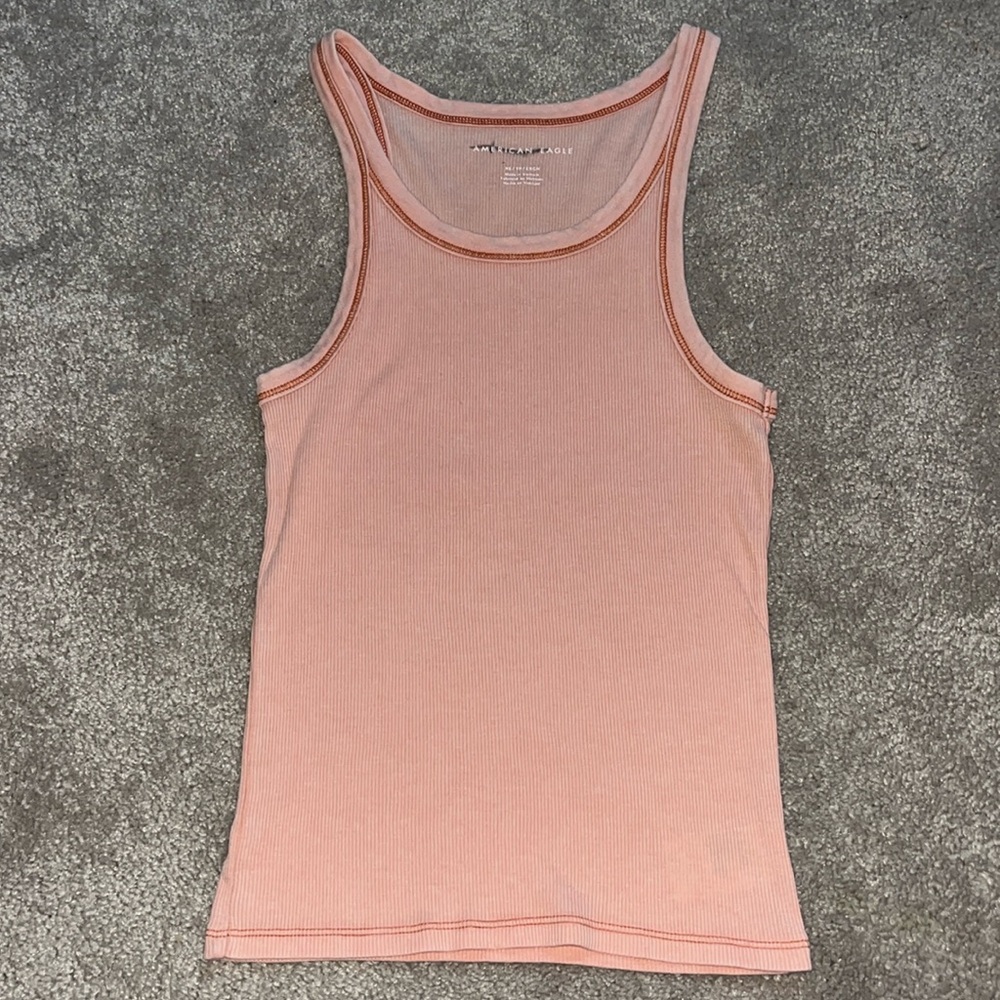 pink american eagle tank top